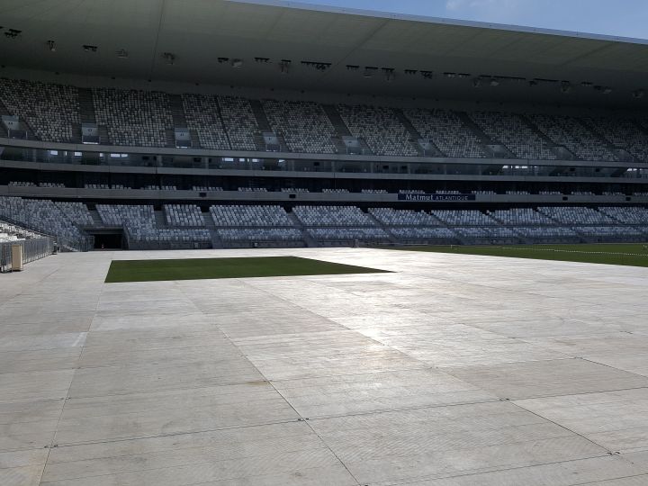 Plaque aluminium Arena au Stade des Lumières | Envhyro