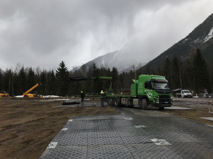 Création de plateforme plaque Pisteco - Montagne | Envhyro