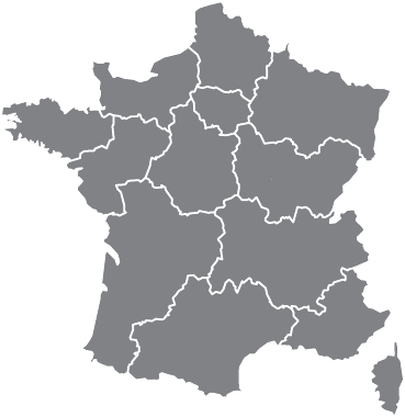 Carte de France - France map