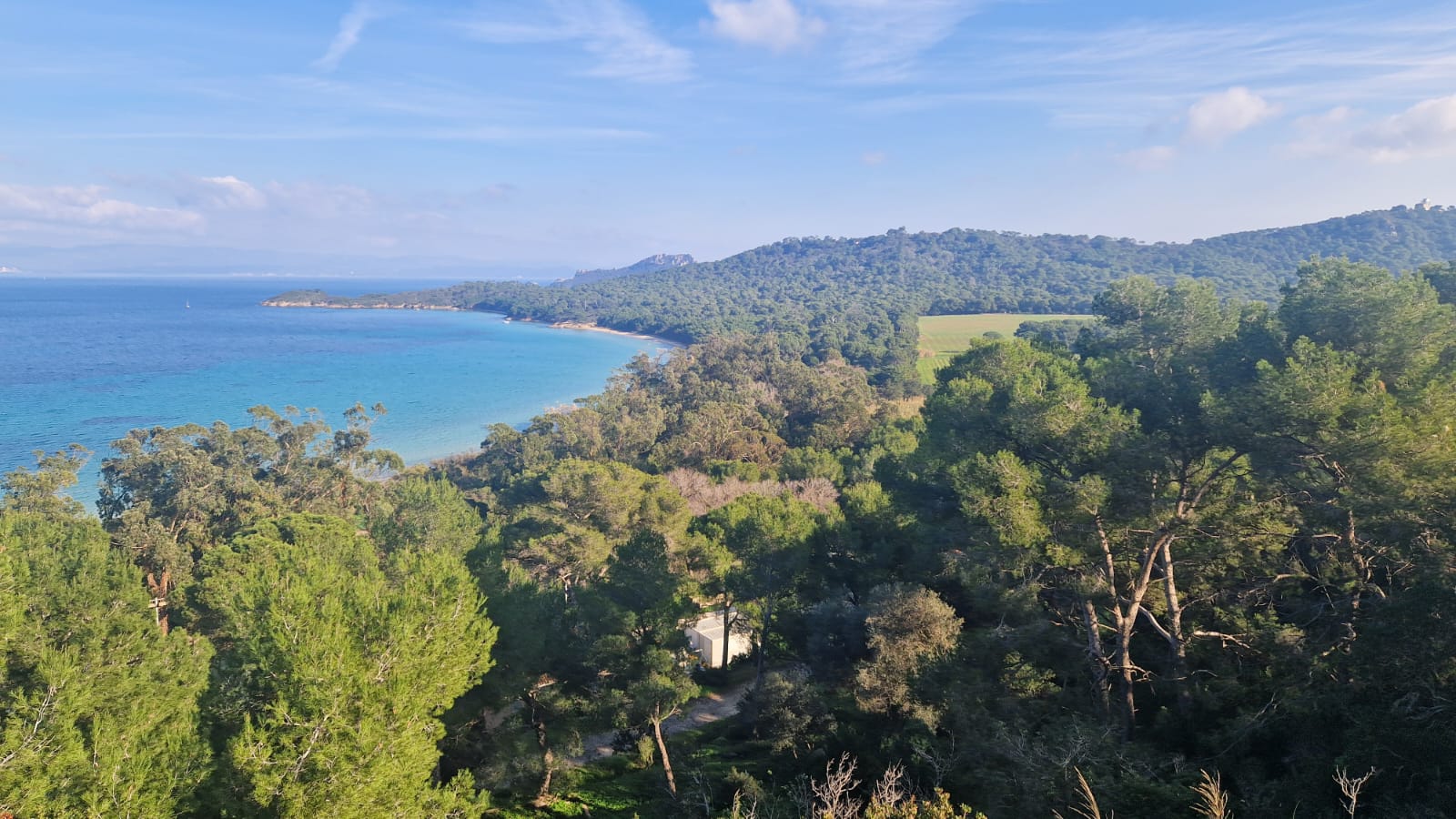 visite de l'équipe Envhyro à Porquerolles